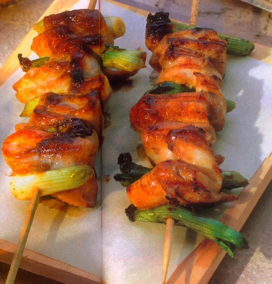 Brochettes de veau caramélisées