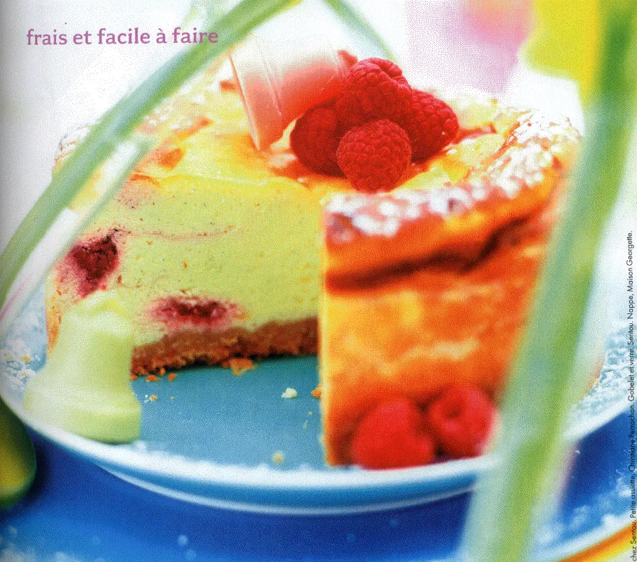 Cheesecake aux framboises