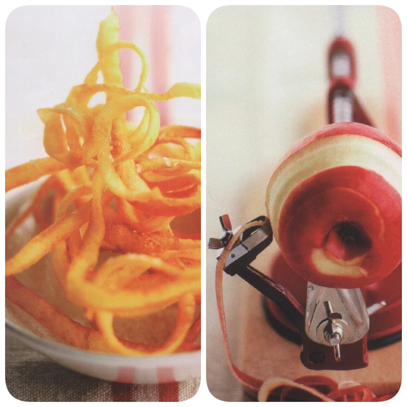 Chips de pomme de terre en spirale