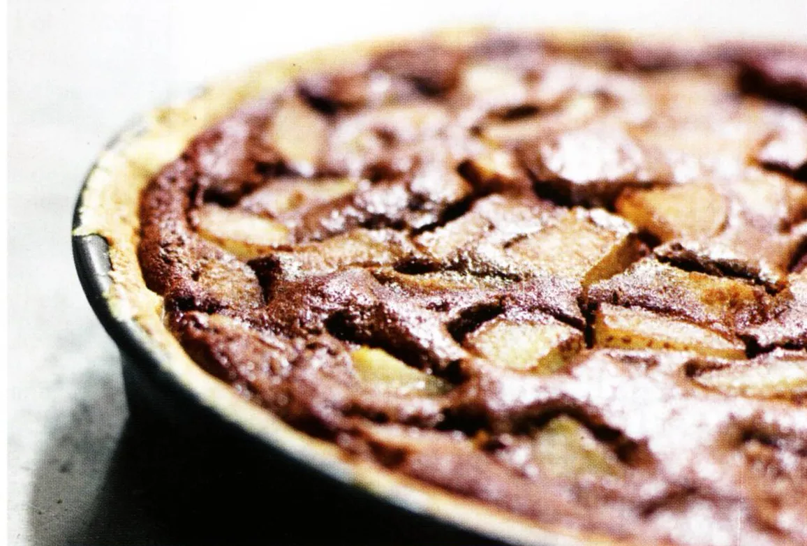 Clafoutis choco-poires