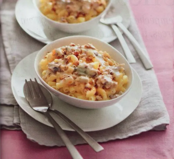 Coquillettes au gorgonzola et aux noix