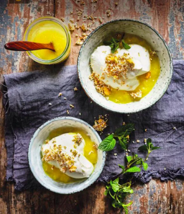 Crème citron façon Mojito