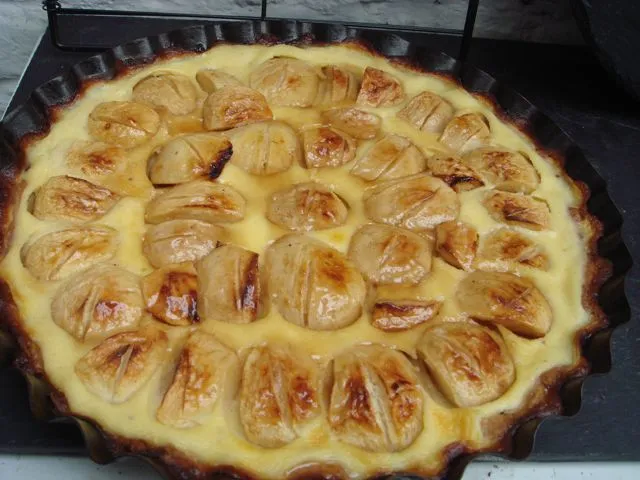 Tarte aux pommes alsacienne