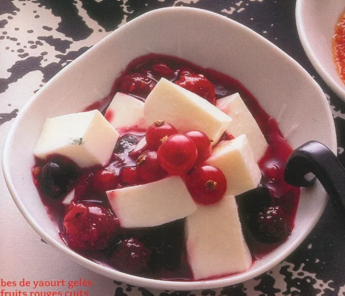 Yaourt gelé aux fruits rouges